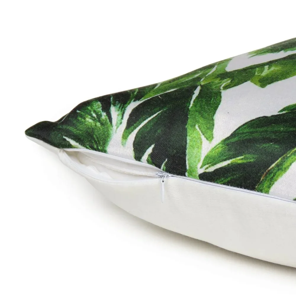 Oussum Home Decorative Tropical Leaf Digital Print Cushion Pillow Cover Case